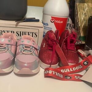 Pink and Red Kids Shoes